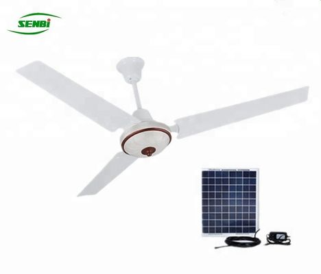 Ultrastrong Wind Brushless Dc Ceiling Fan , 330RPM 56 Inch Solar Dc Fans