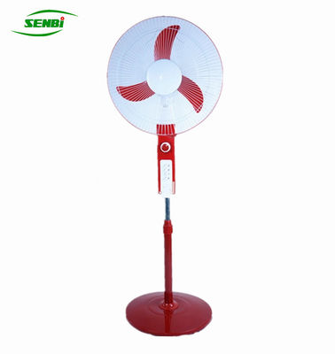 Electronic Charger Solar Pedestal Fan 16 Inch With 60 Minute Timer