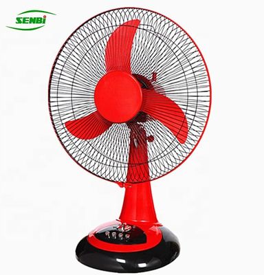12V Dc Motor Table Fan , 1200 RPM Speed Portable Solar Fans For Home