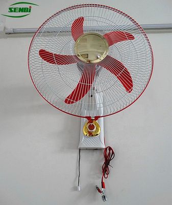 CE Approved 18 Inch Solar Wall Fan , 5 Blades 12v Dc Wall Mount Fan 15 Watt