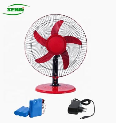 3 Speed 16 Inch Ac Dc Table Fan With Rechargeable Battery Lower Noise