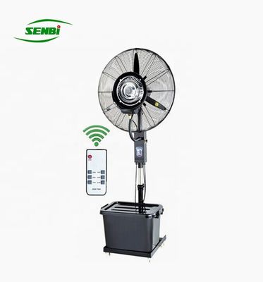 Outdoor Mist Cooling Fan 26 Inch 30 Inch With Pedestal Installation