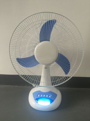 CE Certificate AC Table Fan 45W Blue Color 3 Level Control With 1250 RPM