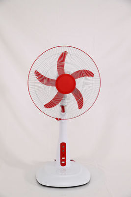 Modern Design Solar AC DC Fan With Remote Control Two Power Lines Plug