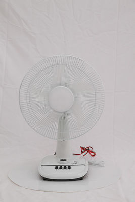 Electric AC Table Fan With Aluminium / Copper Motor Metal Grill
