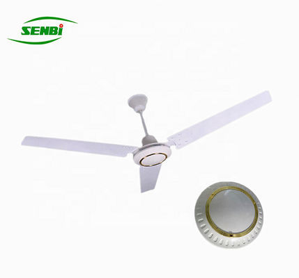 Emergency 56 Inch Metal Ceiling Fan , 30W 5 Speed Dc 12v Ceiling Fan