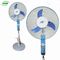 Professional 12v Solar Stand Fan Ac Dc Operated 16inch 18inch With 5 PP Blades