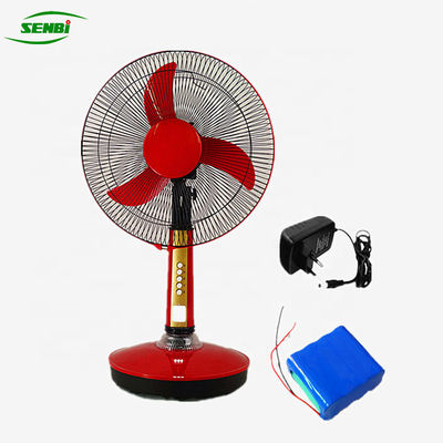 Rechargeable Emergency Table Fan 16 Inch Lithium Battery Operated