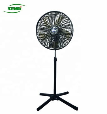 Modern Electric Motor AC Stand Fan 60W Cross Base , 1.3m Height Adjustable