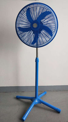 Modern Electric Motor AC Stand Fan 60W Cross Base , 1.3m Height Adjustable