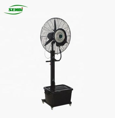 26 Inch Total Metal Mist Cooling Fan , Big Electric Water Spray Fan Outdoor