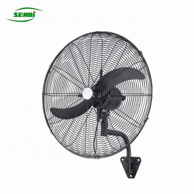 Electric 26 Inch Industrial Wall Mount Fan High Power With 3 Speed Setting