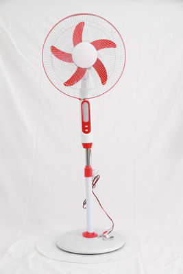 House Use AC DC Solar Fan , Solar Table Fan With Panel ABS/AS/PP Plastic